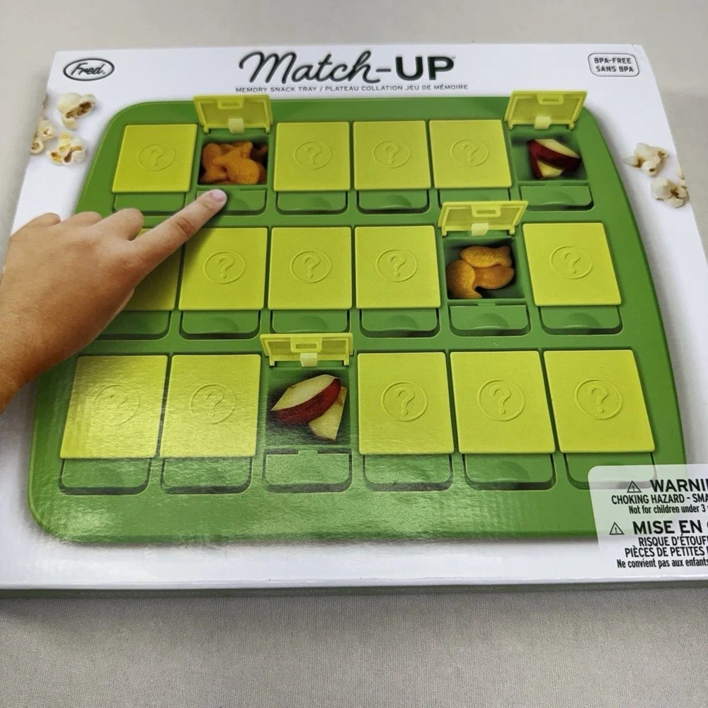 Genuine‎ Fred Match UP Memory Snack Tray, Fun Interactive Game Snack Picky
